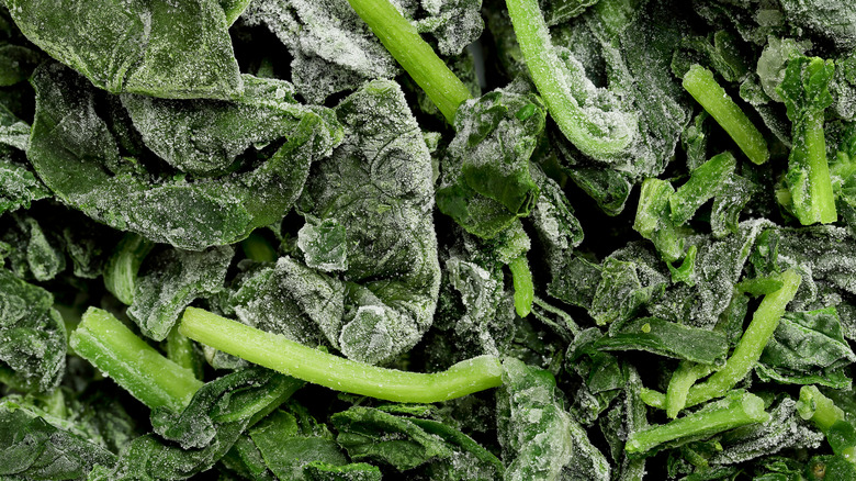 Frozen spinach