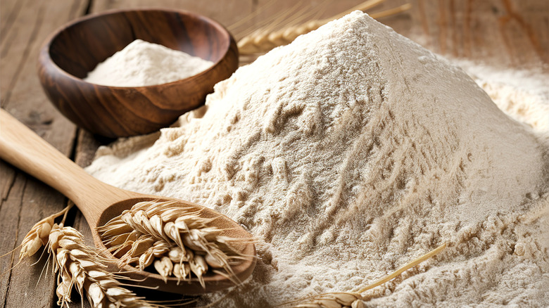 milled wheat flour