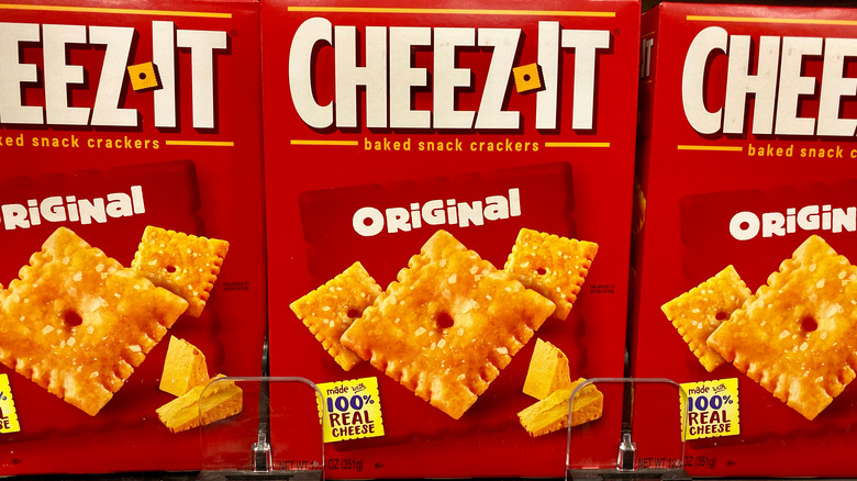 Cheez-Its on the shelf