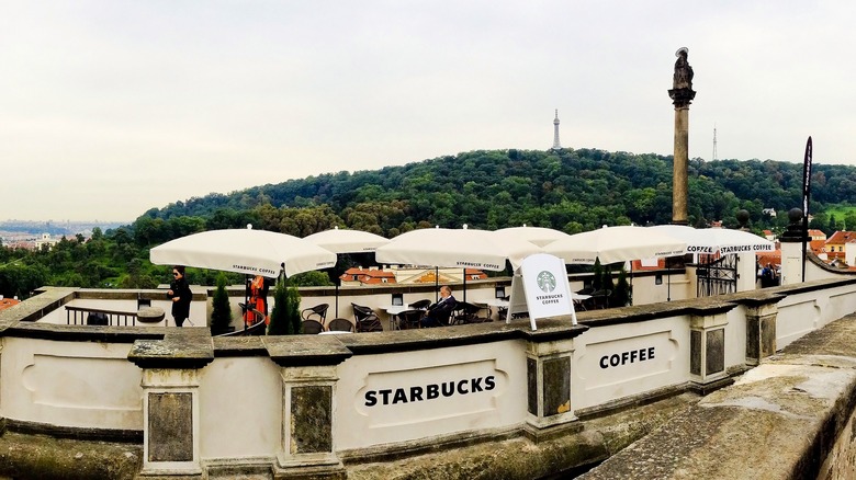 Starbucks at Prague Castle