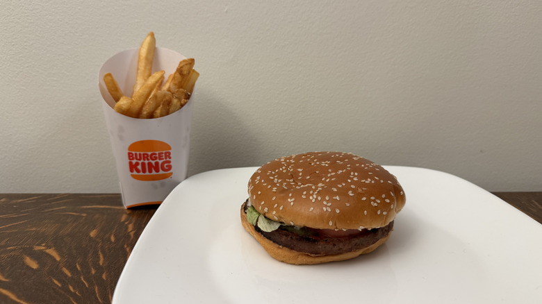Impossible Whopper served at Burger King.
