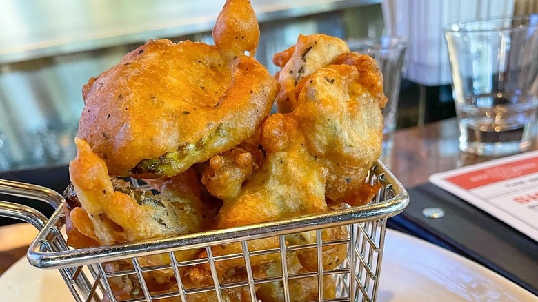 Fried pickles at disney world