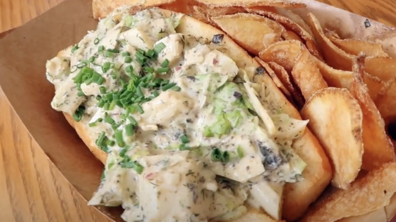 disney's vegan lobster roll 