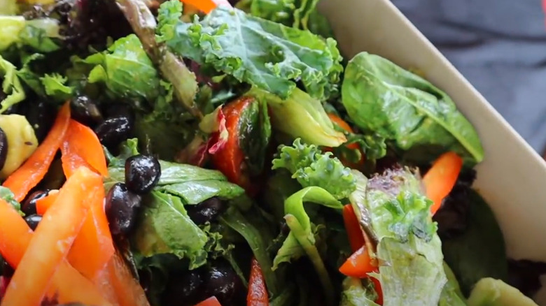 sebastian's salad from banana cabana
