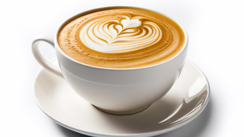 Mug with latte art