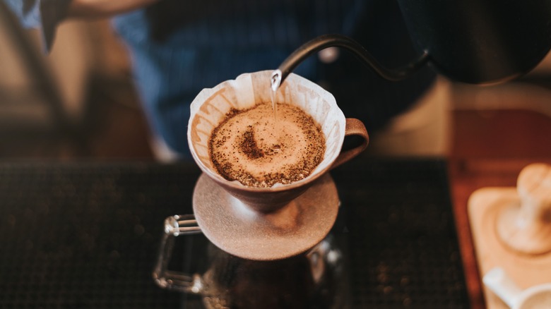 Pour over coffee