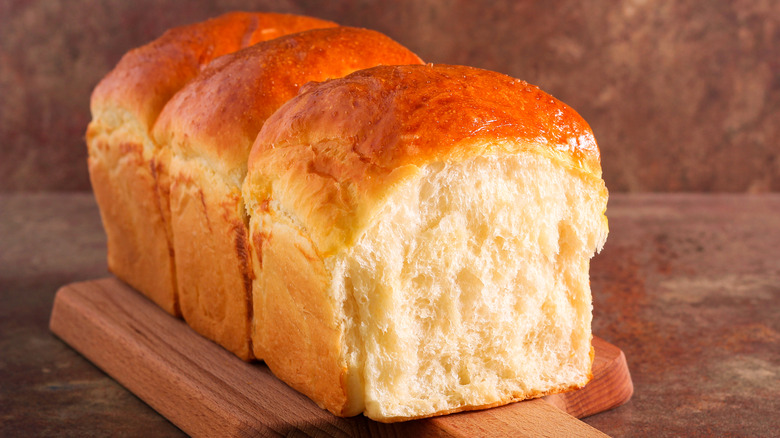 Fluffy brioche bread