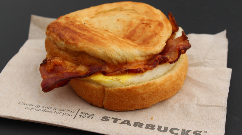 Starbucks breakfast sandwich