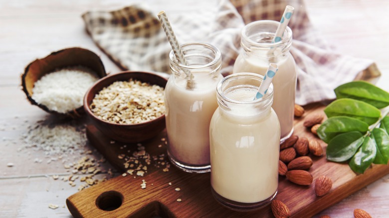 Different types of milk