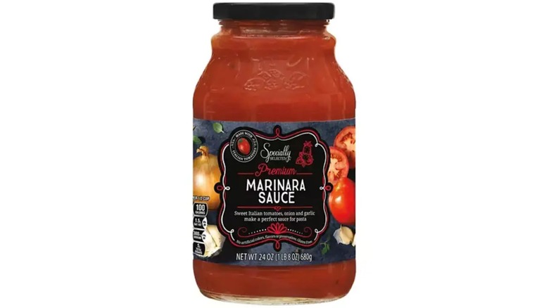 Aldi Specially Selected Premium Marinara Sauce.