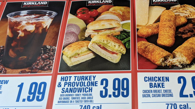 Food court Hot Turkey and Provolone Sandwich