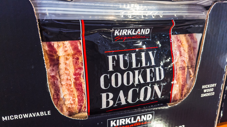 Kirkland Signature fully cooked bacon