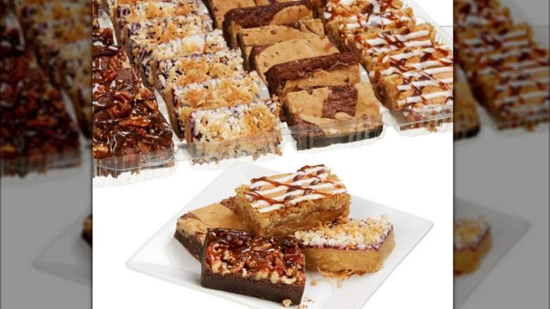 Package of Kirkland Signature Variety Dessert Bars from Costco.