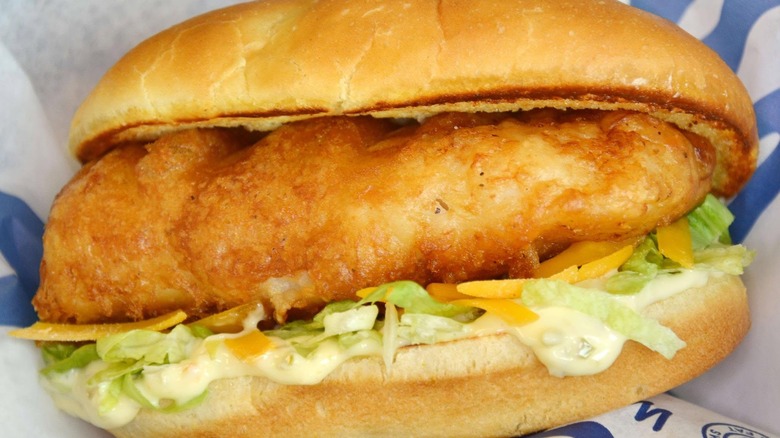Culver's North Atlantic Cod Sandwich.