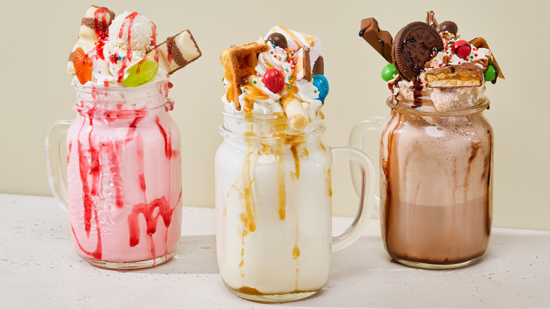 Decadent cake shakes