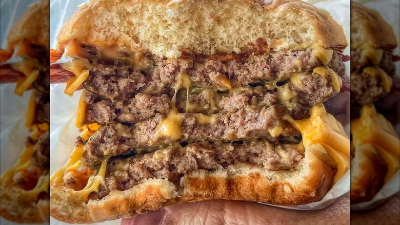 A quad stacker at Burger King.