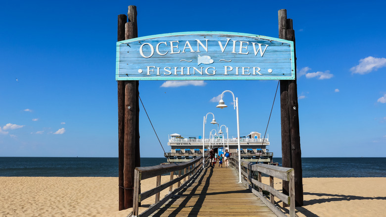 Ocean View Fishing Pier in Virginia