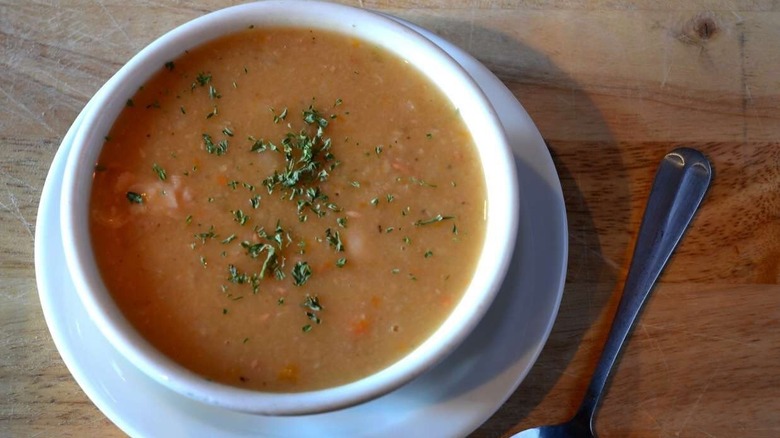 A bowl of McGuire's Senate Soup.