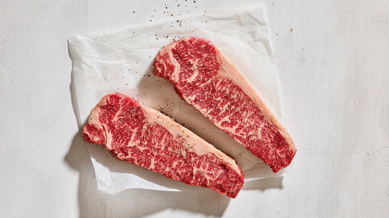 Australian beef wagyu cuts pictured