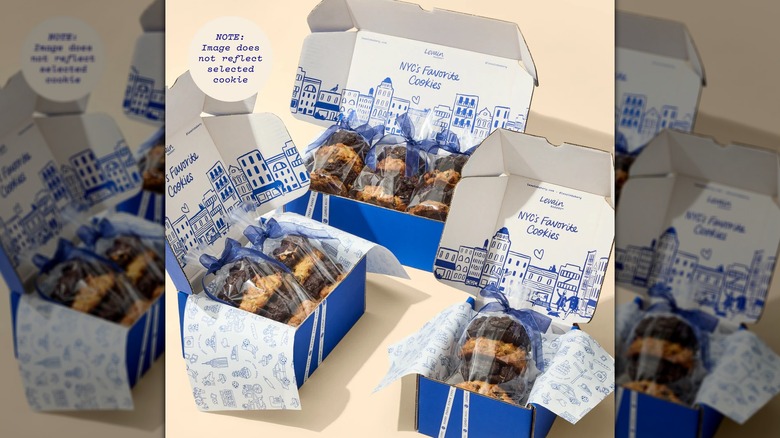 Levain Spring Garden Party Assortment cookie boxes.