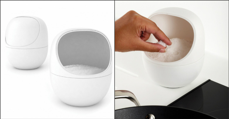 This Makes Sense! A Better Container For The Salt Sitting On Your Counter.