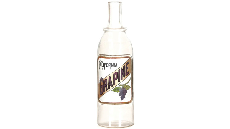 A photo of the bottle of California Grapine Grape syrup which sold for $12,650