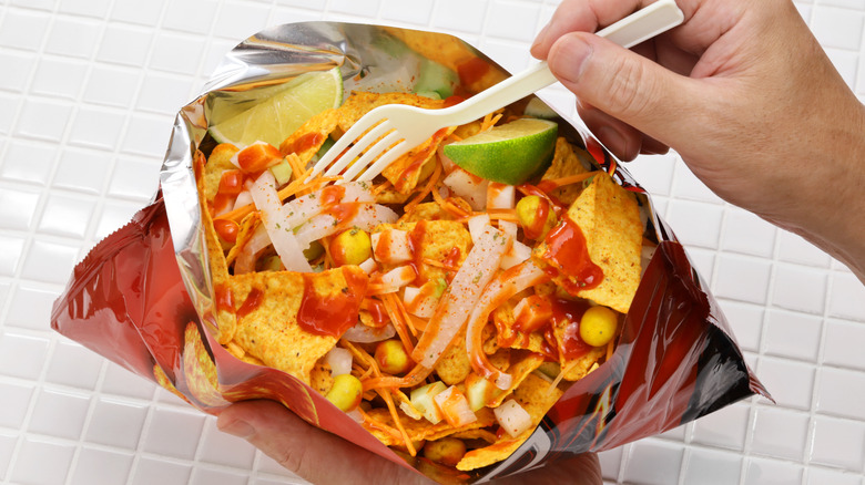 A walking taco.