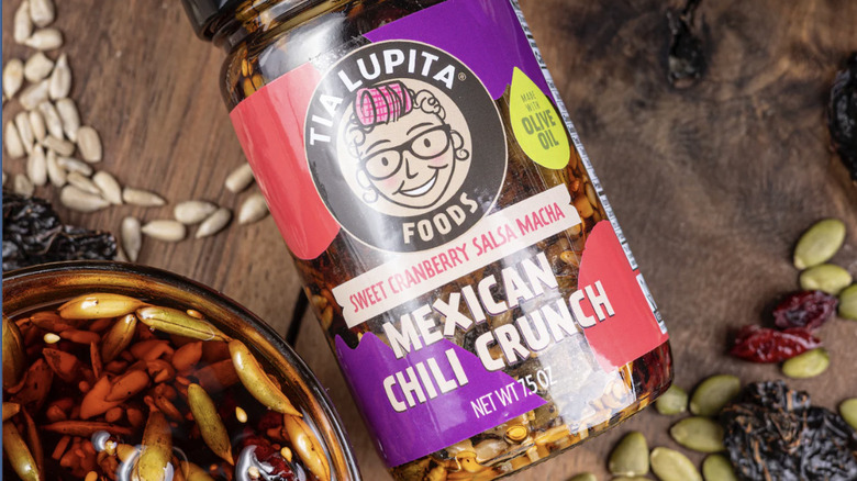 a close up of Tia Lupita's Mexican Chili Crunch