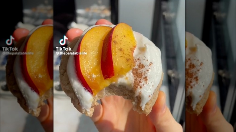 chilled peach cookies