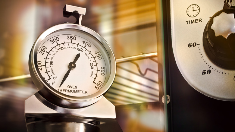 oven thermometer and timer