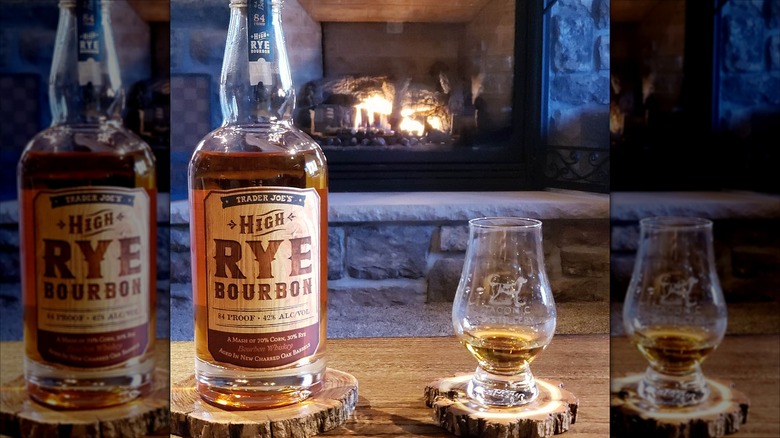 A bottle of High Rye bourbon