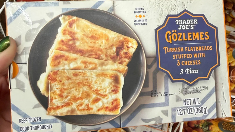 A package of Trader Joe's gözlemes.