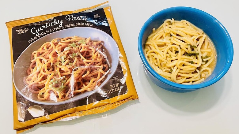 Bag of Trader Joe's Garlicky Pasta