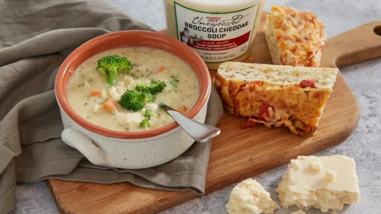 Trader Joe's Cheddar Broccoli Soup