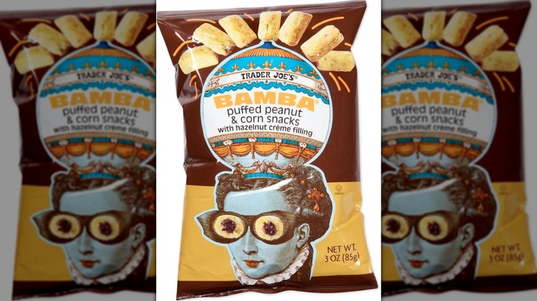 Bag of Trader Joe's Bamba with Hazelnut Crème Filling