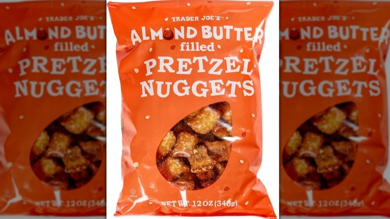 Bag of Trader Joe's Almond Butter Filled Pretzel Nuggets