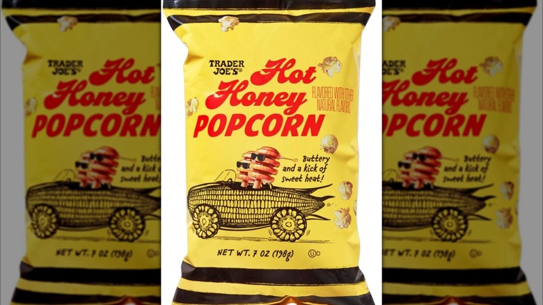 Bag of Trader Joe's Hot Honey Popcorn