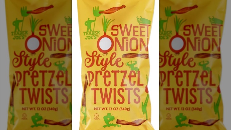 Bag of Trader Joe's Sweet Onion Style Pretzel Twists