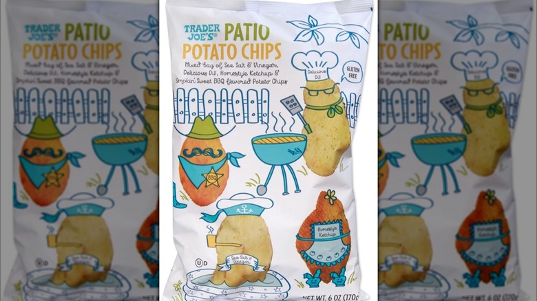 Bag of Trader Joe's Patio Potato Chips