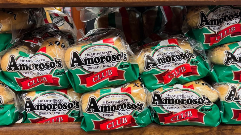 Amoroso's rolls at the supermarket.