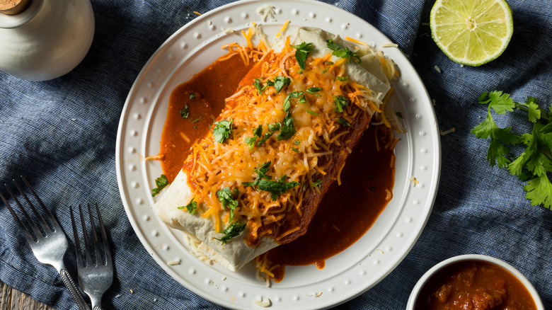 Smothered burrito