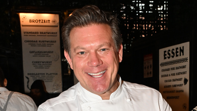 Tyler Florence smiling at event