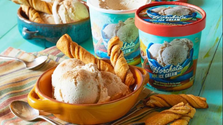 Horchata ice cream from Trader Joe's.