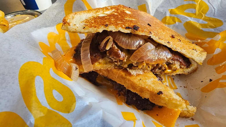 Culver's sandwich made with sourdough bread.