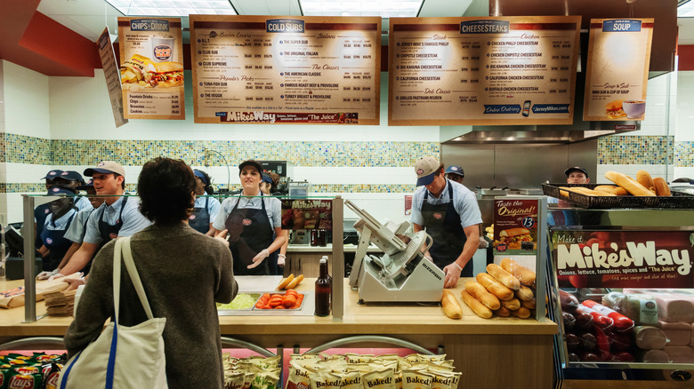 A Jersey Mike's sub is served warm.