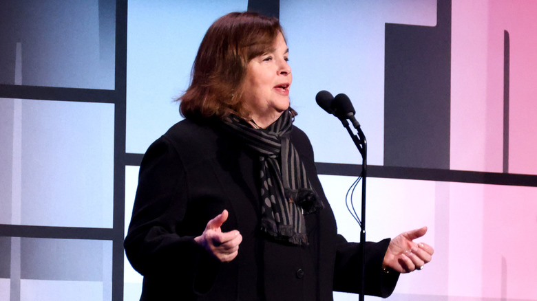 Ina Garten speaking at an event