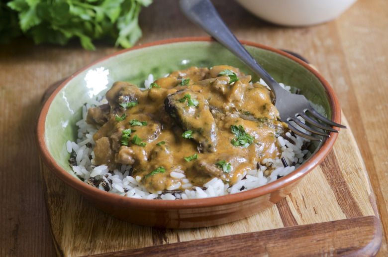 Substitute traditional beef with lean, flavorful venison in this updated Stroganoff recipe