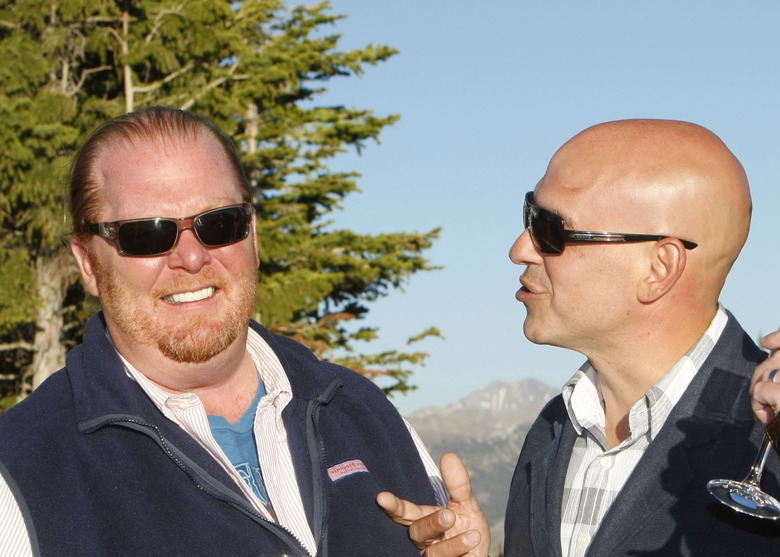 Symon, right, and Batali will co-host The Chew