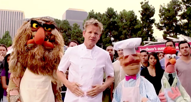 Video: Swedish Chef Vs. Gordon Ramsay. Muppet Food Fight!