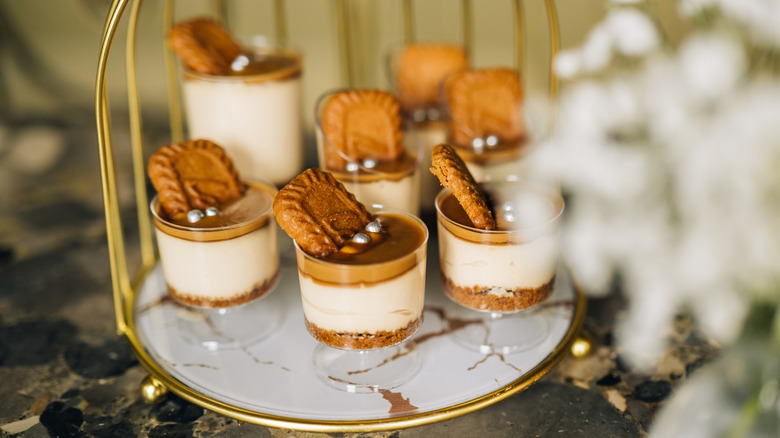 Japanese cheesecake with biscoff cookies